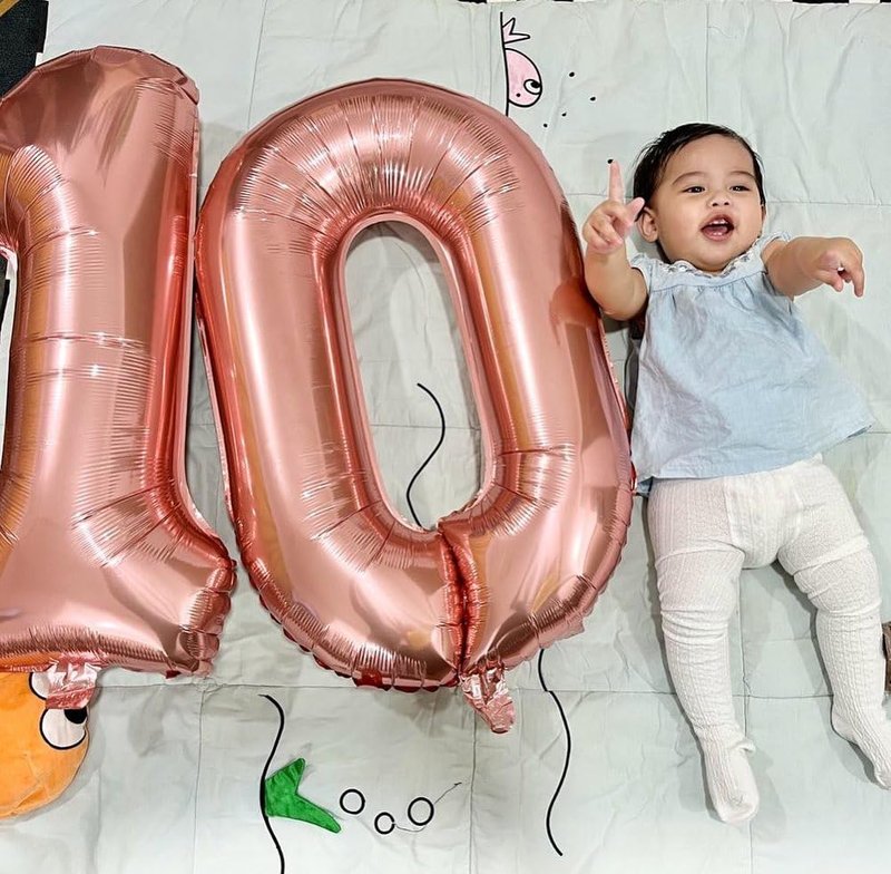 Rose Gold Number 26 Balloon 40 inch, 26 Number Balloons, 26th Birthday Decorations, 26 Year Old Women Men Rose Gold Party Supplies