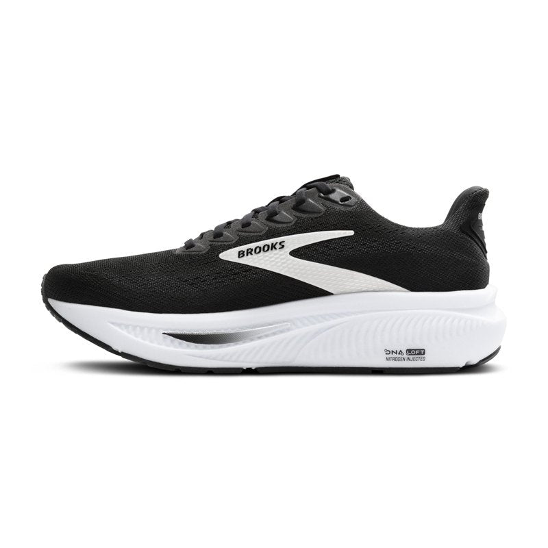 Brooks Women’s Ghost 17 Neutral Running Shoe - Black/Grey/White - 9.5 Wide