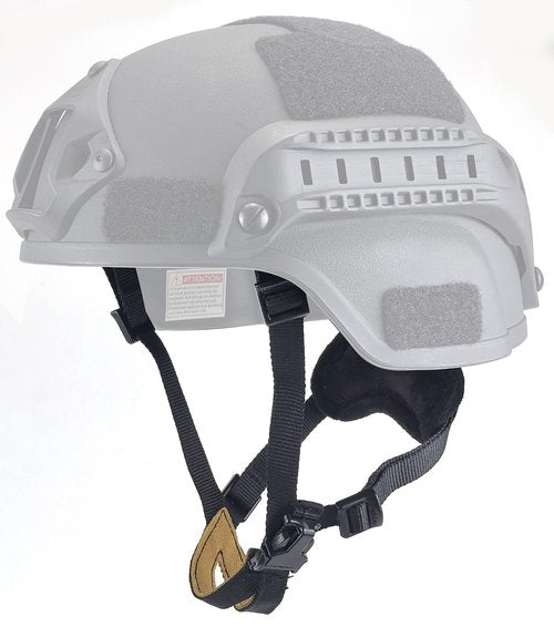 H World Shopping Helmet General Suspension Lanyard with Bolts and Screws for Fast MICH IBH Helmet Black