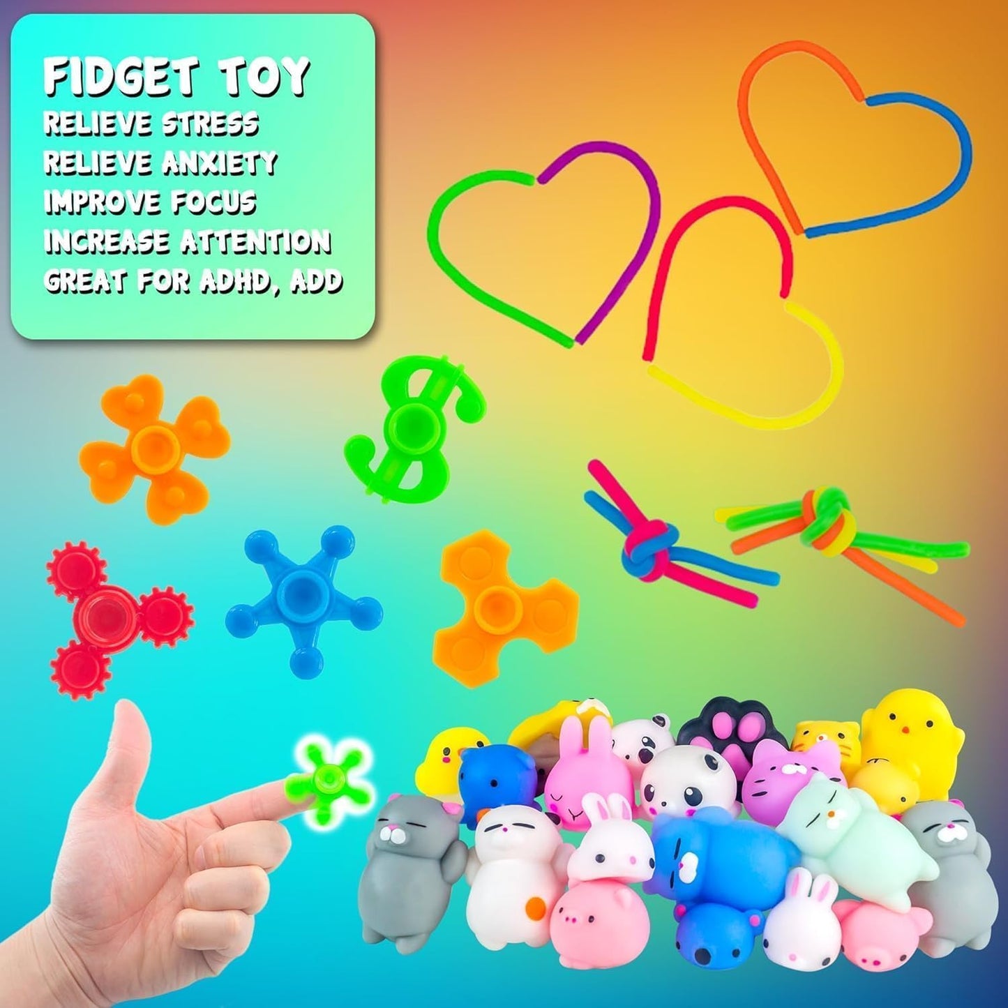 Regine Switzerland 110 PCS Kids Party Favors - Fun Goodie Bag Stuffers & Treasure Box Toys