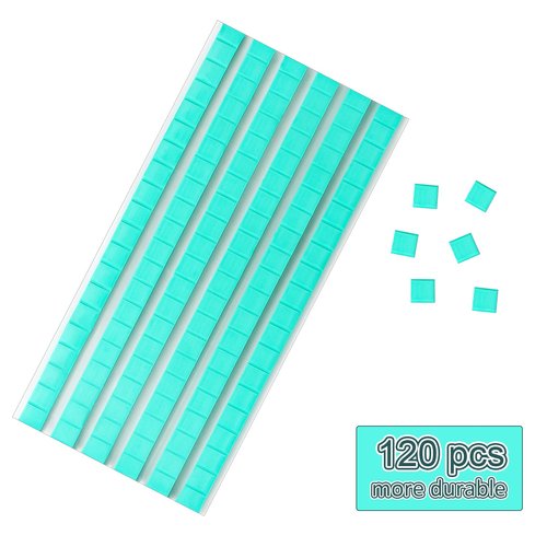 Feosky Adhesive Poster Sticky Tack Putty, Reusable and Removable Adhesive Putty, 120PCS, Mounting Putty for displaying Wall Paintings, Museum Art Photography, Picture, Crafts (Blue, Pack of 1)