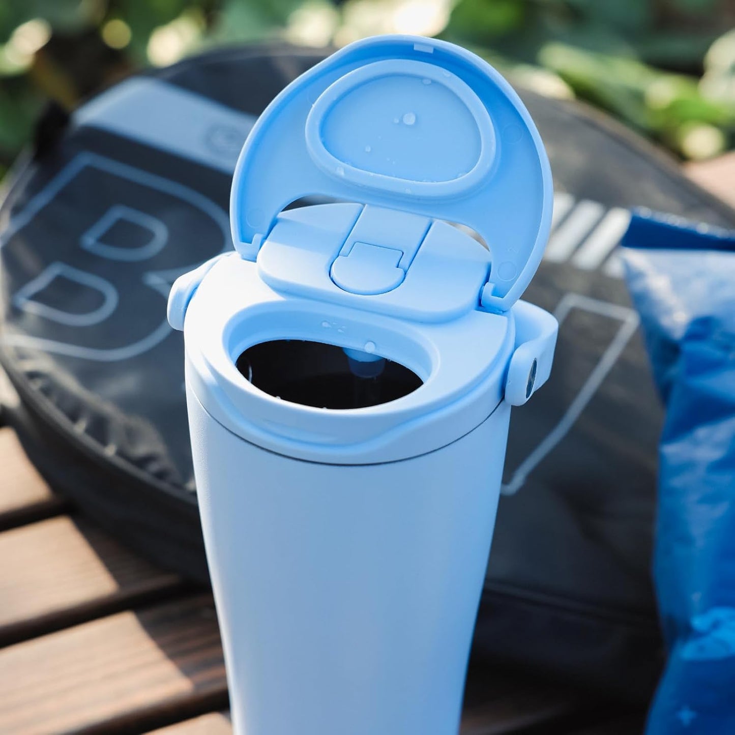 BOTTLE BOTTLE Insulated Tumbler - 30oz Stainless Steel Water Bottle with Handle & Straw Lid | BPA-Free, Leak-Proof, Perfect for Hot & Cold Drinks (Blue)