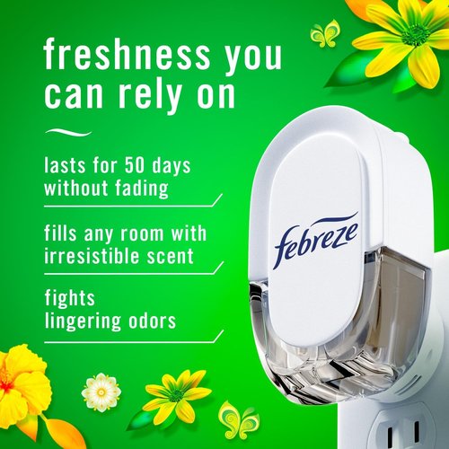 Febreze Plug-In Air Freshener - Gain Original Scent Oil Refill | Long-Lasting 0.87oz | 3 Count