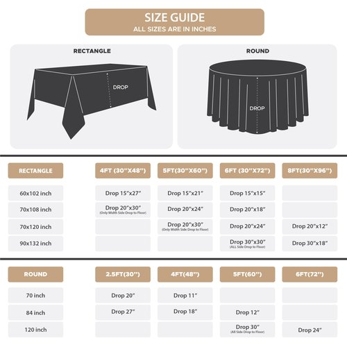 Fitable 8 Pack Round Tablecloths: Stain Resistant Wrinkle Free Circle Table Clothes, Washable Reusable Polyester Table Covers for Wedding Party Birthday Banquet Reception(Burgundy, 120 Inch)