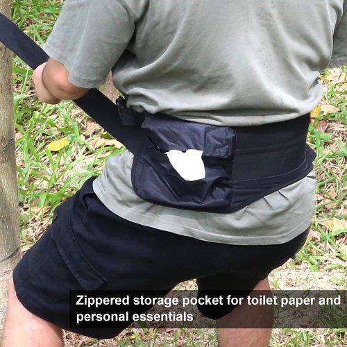 ANTEQI Crap Strap for Pooping Portable Outdoor Toilet Solution, Versatile Tree Pooping Strap Hands-Free Restroom, Perfect for Camping, Hiking, Travel, Fishing, Hunting