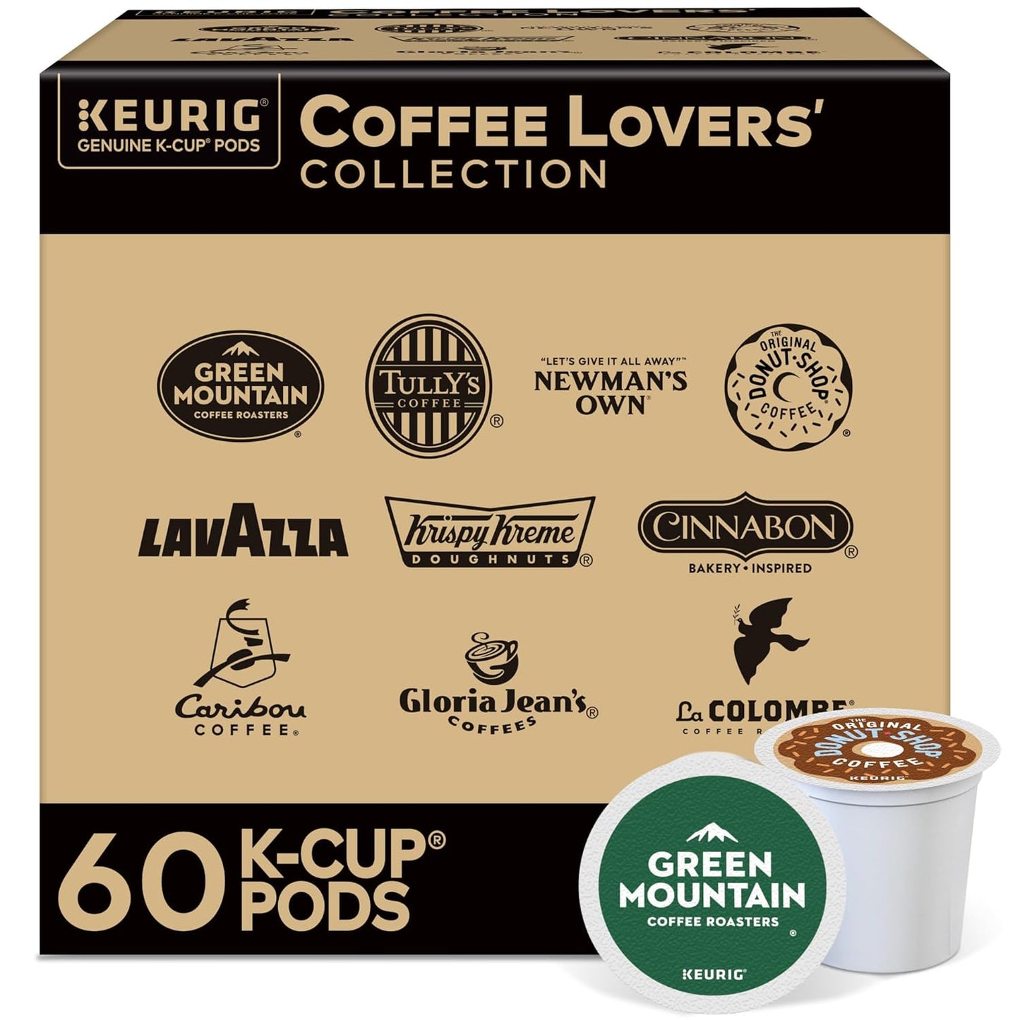Keurig® Coffee Lover's Collection - Variety Pack of 60 Single Serve K-Cup Pods
