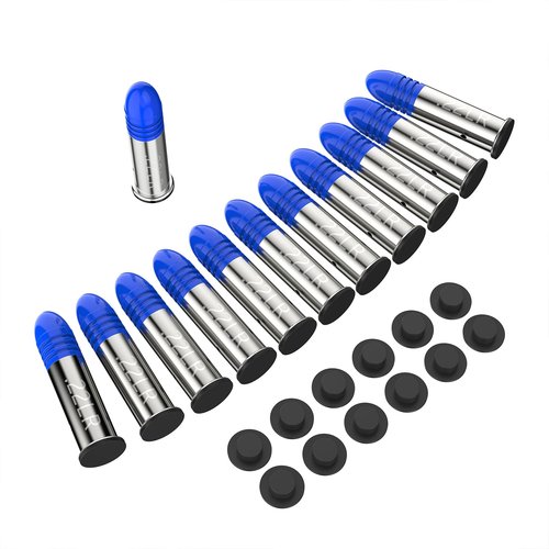 Tipfun 22LR Snap Caps Round Action Training Training Dummy Rounds Practice Safe Loading Firing(22LR-12pcs)