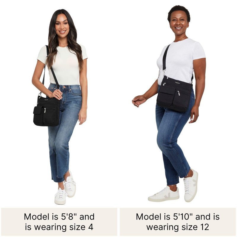 Baggallini Womens Modern Everywhere Slim Crossbody cross body handbags, French Navy, One Size US