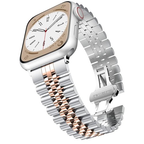 GTX13, GTX12 Smart Watches Band,Lamshaw 22mm Solid Stainless Steel Heavy Band with Butterfly Folding Clasp Link Bracelet Compatible With GZC GTX13, GTX12, ENOMIR GTX12, Tensky GTX12, uaue T60, QXQ