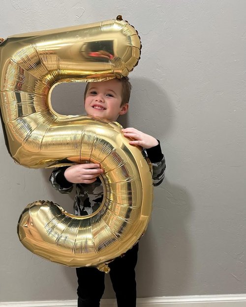 Champagne Gold 5 Balloon, Number Balloons 40 Inch, Light Gold 5th Birthday Balloon Decorations, Light Gold Party Supplies, 5 Number Balloons, Number 5 Balloon