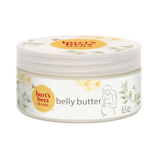 Burt's Bees Mama Belly Butter - Stretch Mark Cream for Pregnancy & Postpartum Care | 6.5 Oz Tub