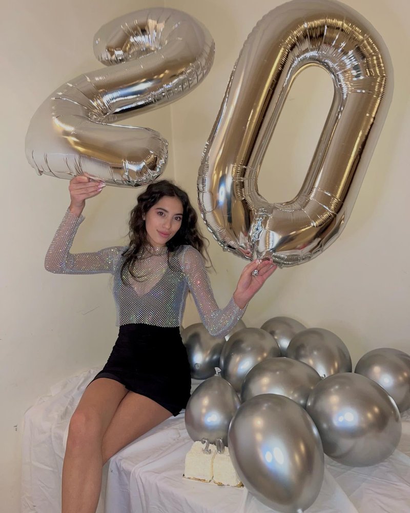 Silver Number 15 Balloon 40 Inch, 15th Birthday Party Decorations for Children, Giant 15 Foil Balloon for Party Supplies