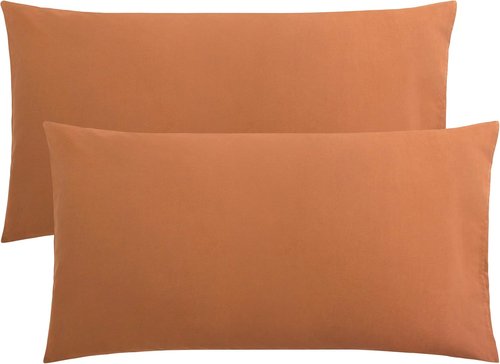 FLXXIE King Pillow Cases - Soft Microfiber Covers with Envelope Closure | Wrinkle & Fade Resistant, 20x36, Tan