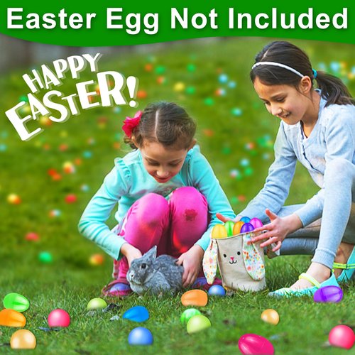 Easter Egg Fillers, 12 Pack 3" Large Filled Easter Eggs Glow in The Dark Sticky Ceiling Balls Stress Relief Fidget Toys for Kids Boys Girls Toddlers Teens Easter Basket Stuffers Hunt Party Favor Gifts