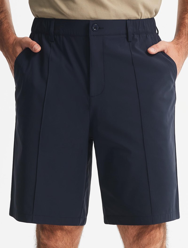 Libin Men's Classic Fit 9" Golf Shorts All Day Comfy Casual Shorts Quick Dry Lightweight Stretch Dress Travel Summer Clothing Work Outdoor Sports with Pockets Navy 32
