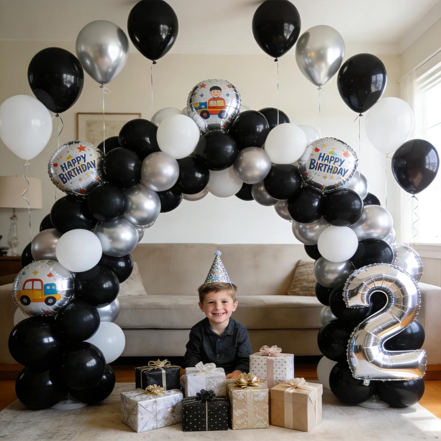 60 PCS Black Balloons by [Brand Name] - 12-Inch Latex Balloons for Birthday, Wedding & Baby Shower Decor