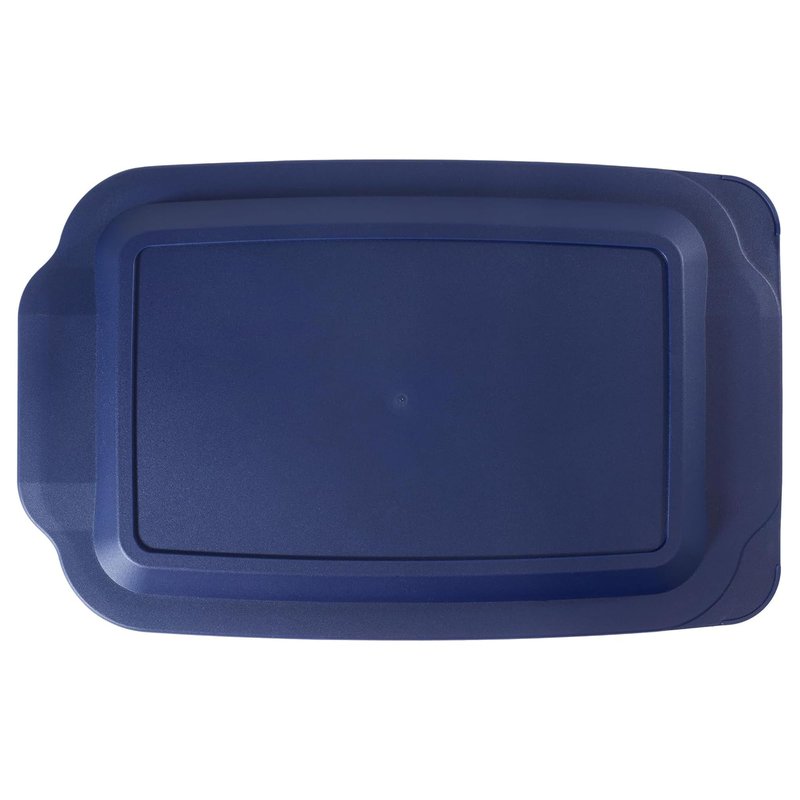 Replacement Lid fits Pyrex 9x13 233 Glass Casserole Baking Dish Container with Tab Handles, for 3-Quart Model 233-PC (Navy)