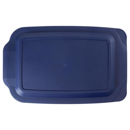Replacement Lid fits Pyrex 9x13 233 Glass Casserole Baking Dish Container with Tab Handles, for 3-Quart Model 233-PC (Navy)
