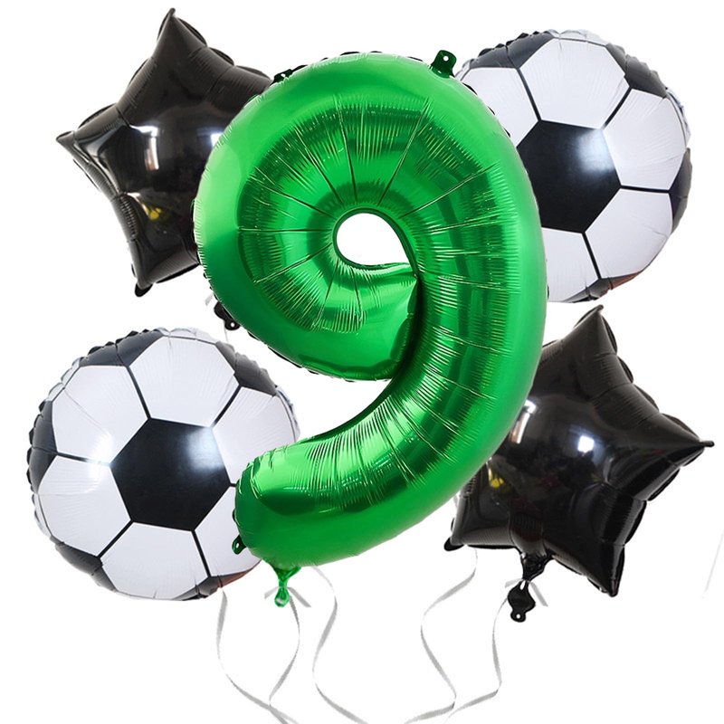 Number Balloons Green Party Balloon - Giant Number 9 Balloon, 40 Inch Large Balloon for St. Patrick's Day Games Theme Birthday Decoration, Girls Boys Party Supplies