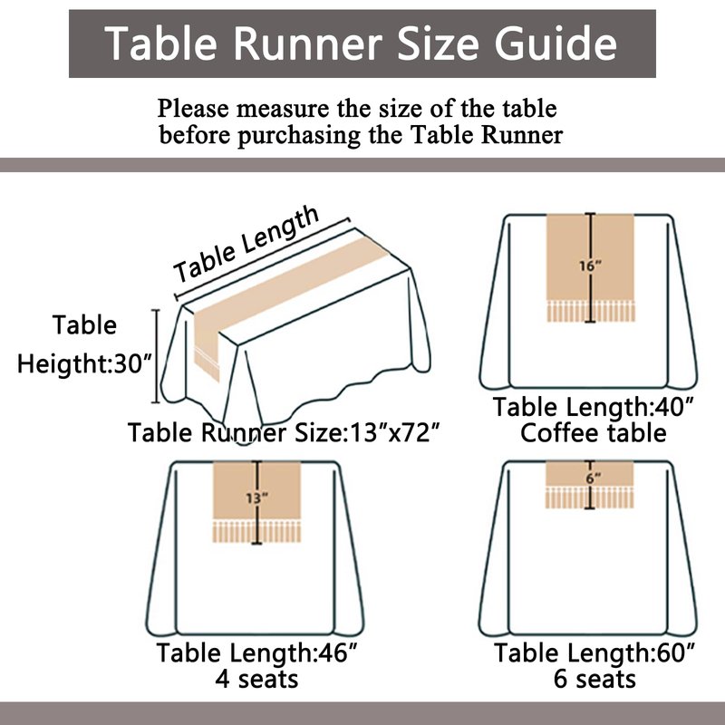 Niviy Burlap Boho Table Runner for Summer Home Decor 72 Inches Long, Brown Farmhouse Decor Rustic Small Macrame Woven Coffee Burlap Jute Table Runners for Fall Dining Dresser Scarf Table Decor