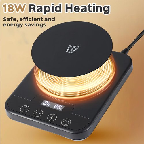 Electric Sourdough Starter Warmer Mat Thermostat Control(70-100°F) Sourdough Warming Pad, Smart Memory Warming Heating Pad Mat 12h Timer, Auto Shutoff, Sour Dough Heater Proofing Tool for Home Baking