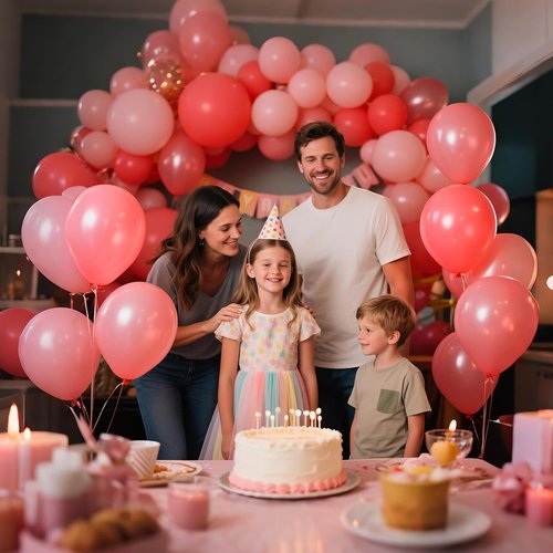 Coral Red Latex Balloons by [Brand Name] - 12 Inch, 110pcs for Birthday Party & Baby Shower Decor