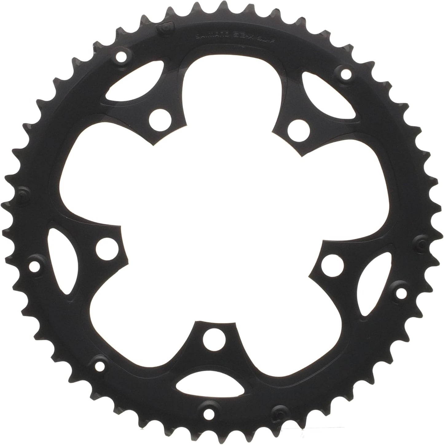 SHIMANO FC-RS200 50T Chainring - Durable Single Metal Ring for 1/2 Inch Pitch