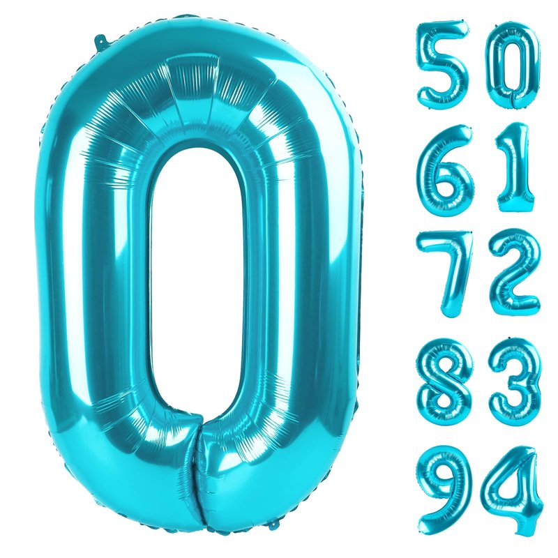 Blue Number 15 Balloon 40 inch, 15 Number Balloons, 15th Blue Birthday Decorations for Girls Boys Kids, 15 Year Old Blue Party Supplies