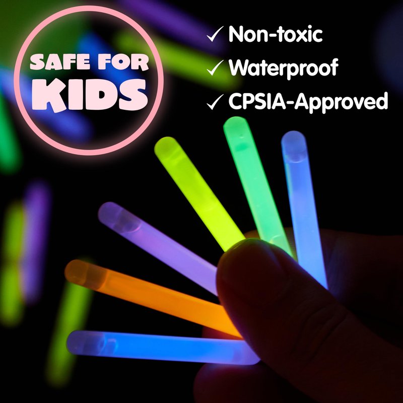 JOYIN 72 Pcs Easter Eggs with 72 Mini Glow Sticks for Kids Glow-In-The-Dark Basket Stuffers Fillers Gift, Easter Egg Hunt Game Party Favors Decorations Supplies, Classroom Prizes