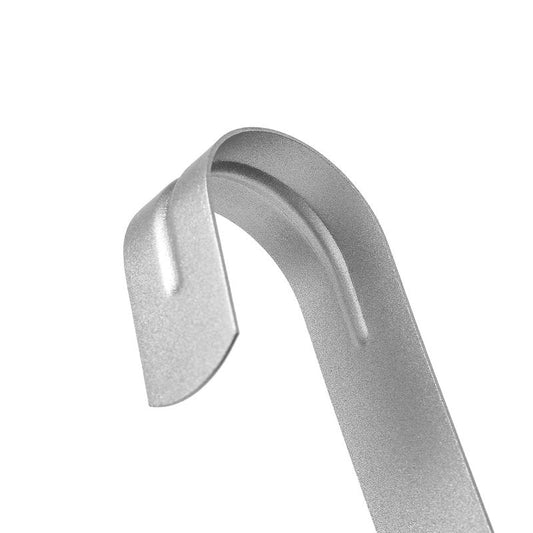 Sattiyrch 15" Wreath Hanger for Front Door,Sturdy Steel Wreath Door Hanger,Over The Door Hanger Hook (Silver,1)