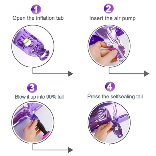 Purple Number 12 Balloon 40 Inch, 12th Birthday Party Decorations for Children, Giant 12 Foil Balloon for Party Supplies