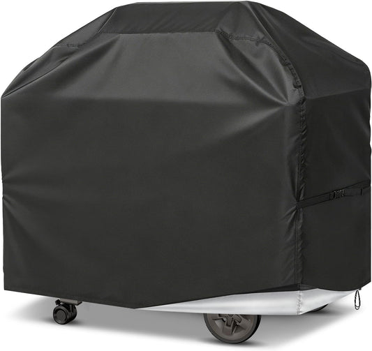 PAMASE 57-Inch BBQ Grill Cover - Waterproof & UV Resistant for Weber Genesis II, LX 300 Series | Fits Dyna-Glo, Nexgrill, Char-Broil