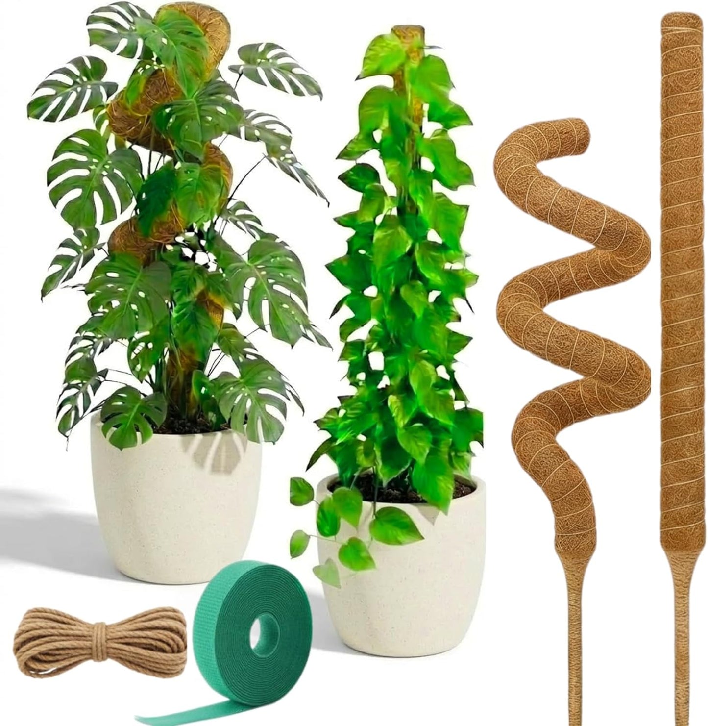Skiennix 28 Inch Bendable Moss Pole - Ideal Plant Support for Monstera & Climbing Plants