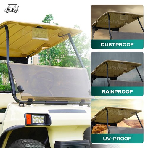 DRIVE UP Golf Cart Transparent Hinged Message Holder for Club Car Models AM10011