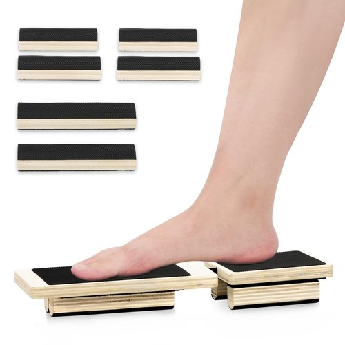 DiDiBirDi 2 PCS Ankle Balance Board Set，Ankle Foot Strengthener Exerciser - Rotatable Stability Trainer with Textured Surface for Exercise & Coordination