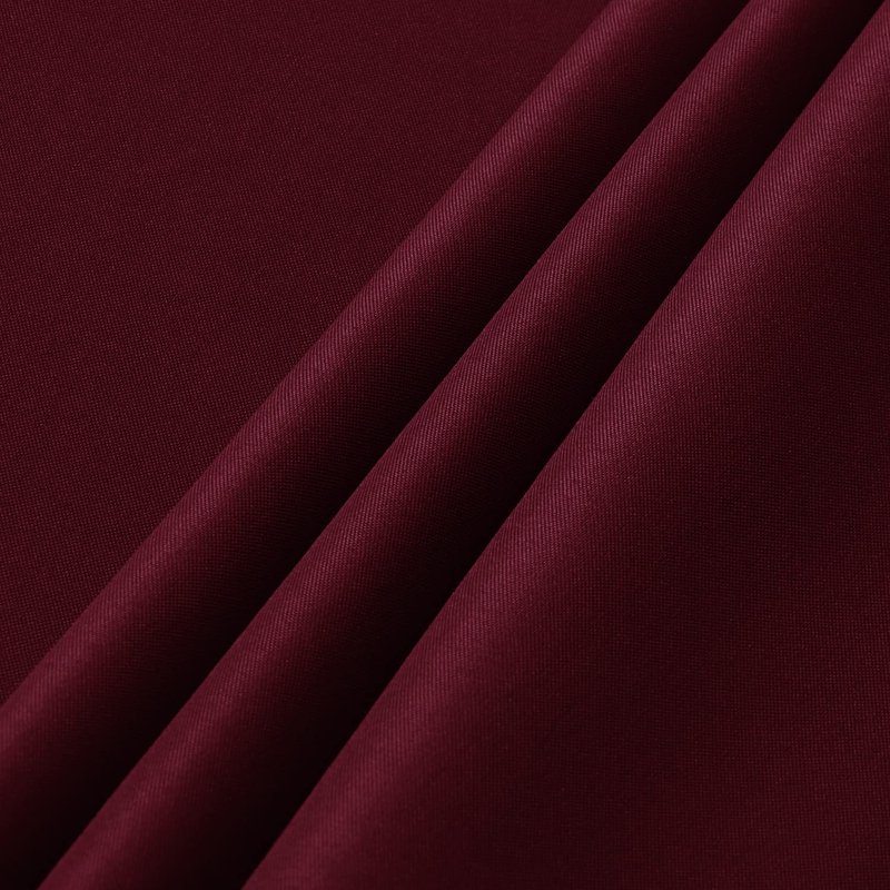 sancua 2 Pack Burgundy Tablecloth 60 x 120 Inch, Rectangle 8 Feet Table Cloth - Stain and Wrinkle Resistant Washable Polyester Table Cover for Dining Tables, Buffet Parties and Camping