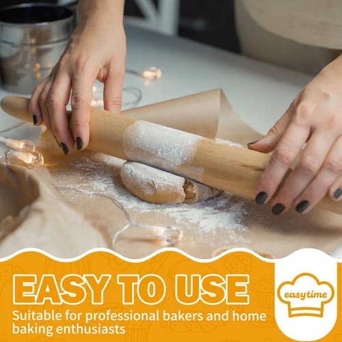 DTFMZOV Unbleached Parchment Paper Roll for Baking 12in x 98ft, 3 Pack of 12in x 32.8FT, Parchment Paper Built-in Metal Cutter, Non-Stick for Baking, Grilling, Air Fryer, Meal Prep, Pans and Oven