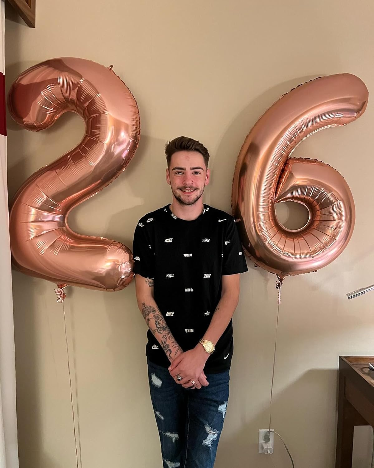 Rose Gold Number 9 Balloon - 40 Inch Giant Birthday Decoration for Boys & Girls | Perfect for 9th, 19th, 29th Parties