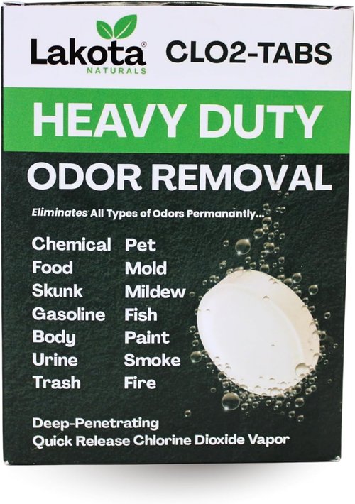 Chlorine Dioxide Fogger Kit - Professional Strength Odor Remover for Home, Car & RV | Easy-to-Use Deodorizer