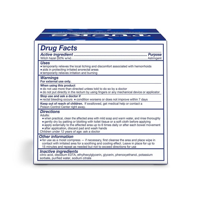 TUCKS Medicated Cooling Pads, 100 Count – Hemorrhoid Pads with Witch Hazel, Cleanses Sensitive Areas, Protects from Irritation, Hemorrhoid Treatment, Medicated Pads Used by Hospitals
