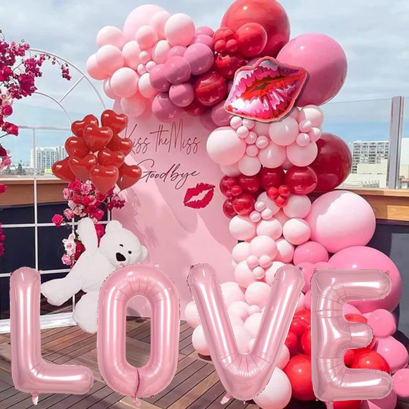40 Inch Giant Pink Letter Balloon B, Foil Balloon Pastel Pink, Light Pink Helium Alphabet Balloon B Can Form Word OH BABY BRIDE, Mylar Letter Balloon for Women Birthday Party Decoration Supplies