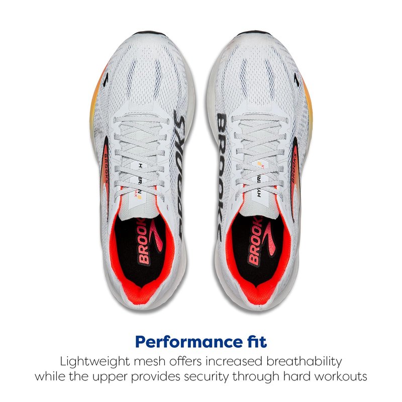 Brooks Women’s Hyperion Max 2 Neutral Running Shoe - Illusion/Coral/Black - 10 Medium