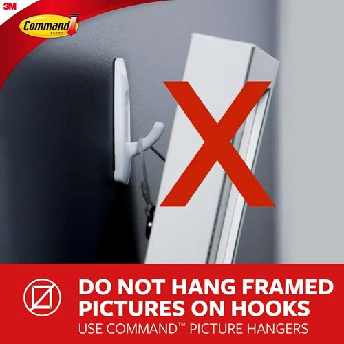 Command 17026CLR-ES Clear Decorating Clips - 20 Clips (2 Pack) for Easy Hanging Solutions