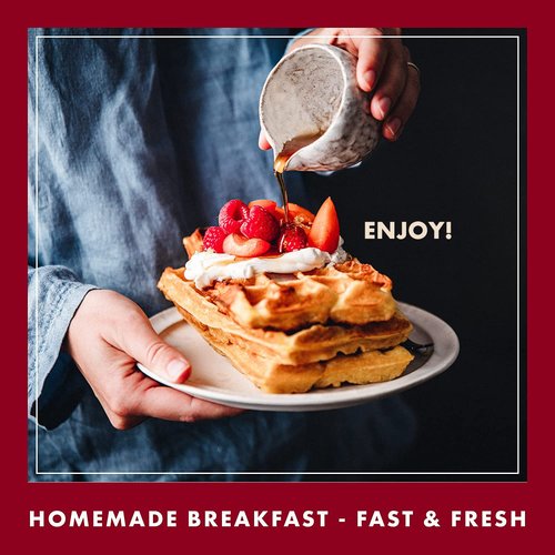 Classique Fare Belgian Waffle Mix - Light & Crisp Waffles, Pancakes, Muffins & Crepes - 16 Oz Box