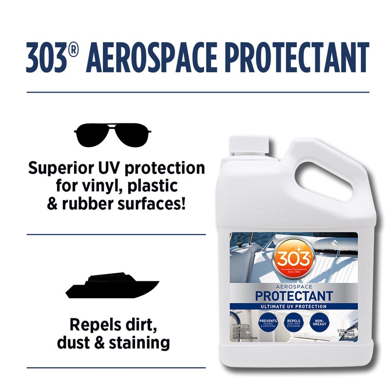 303 Marine Aerospace Protectant for Boat Vinyl, 1 Gallon