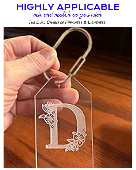 Oythiem Premium Brass Keychain-Gold Key Ring Gold Carabiner Clip with Secure Locking Screw Design, Brass Key Ring Ideal for Keys, Bags, Accessories, Luggage Tags, Pet Collar Clips, 10 Packs
