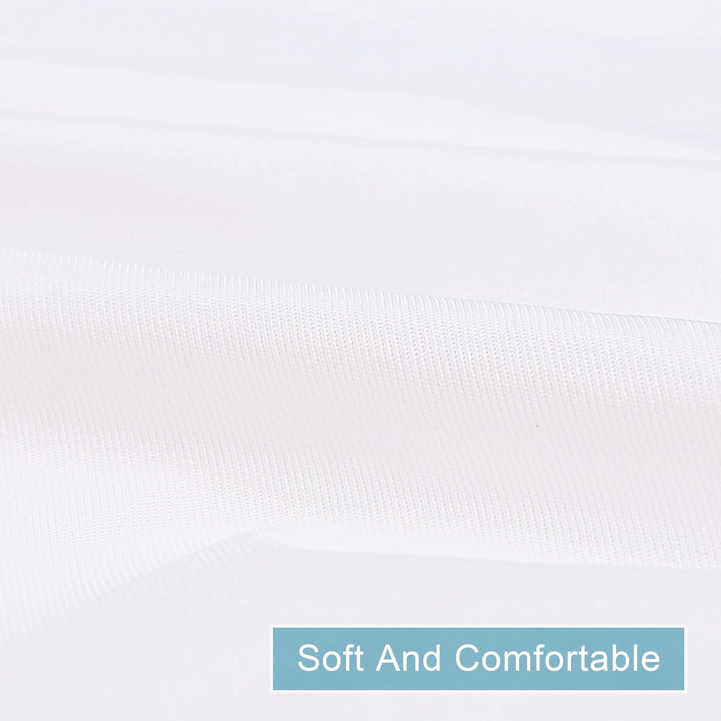 NTBAY Waterproof King Pillow Protectors - Super Soft & Quiet Zip Design | 20x36 Inches, Pure White (4 Pack)