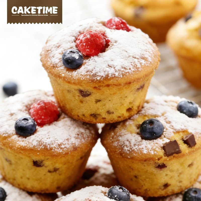 Jumbo Muffin Pan, 3.5 Inch Large Muffin Pan 6 Cup Silicone Jumbo Cupcake Tin for Baking Food Grade Silicone Mold Non Stick