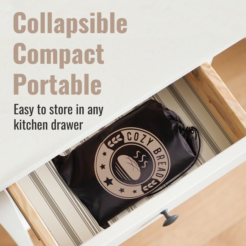 Cozy Bread® Proofing Box | Compatible with 10" x 21" Proofing Mat (Heat Mat Not Included) | USA Brand