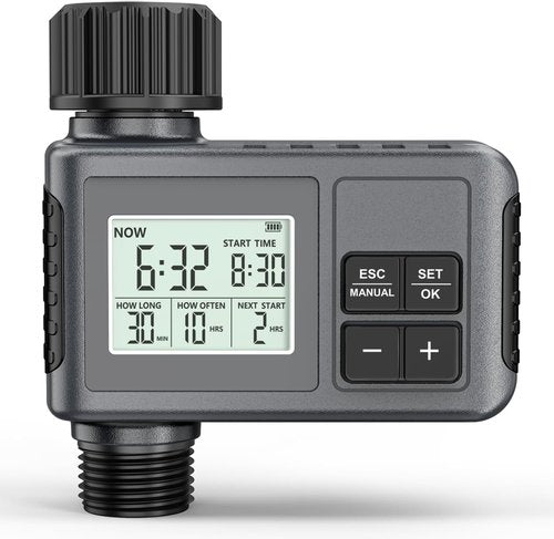 Insoma Water Timer - 1 Zone Outdoor Hose Timer with Auto/Manual/Rain Delay for Garden Irrigation